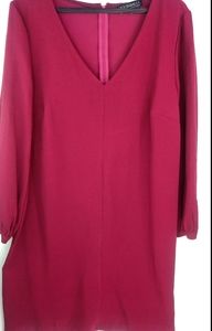 Eloquii Cranberry Long Sleeved Dress 16 Plus